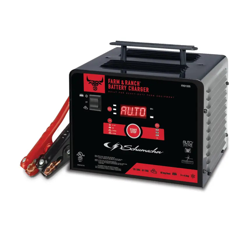 FR01335 Schumacher 200/150/40/6<>2 Amp Farm & Ranch C - Battery Charger