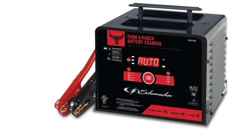 FR01335 Schumacher 200/150/40/6<>2 Amp Farm & Ranch C - Battery Charger