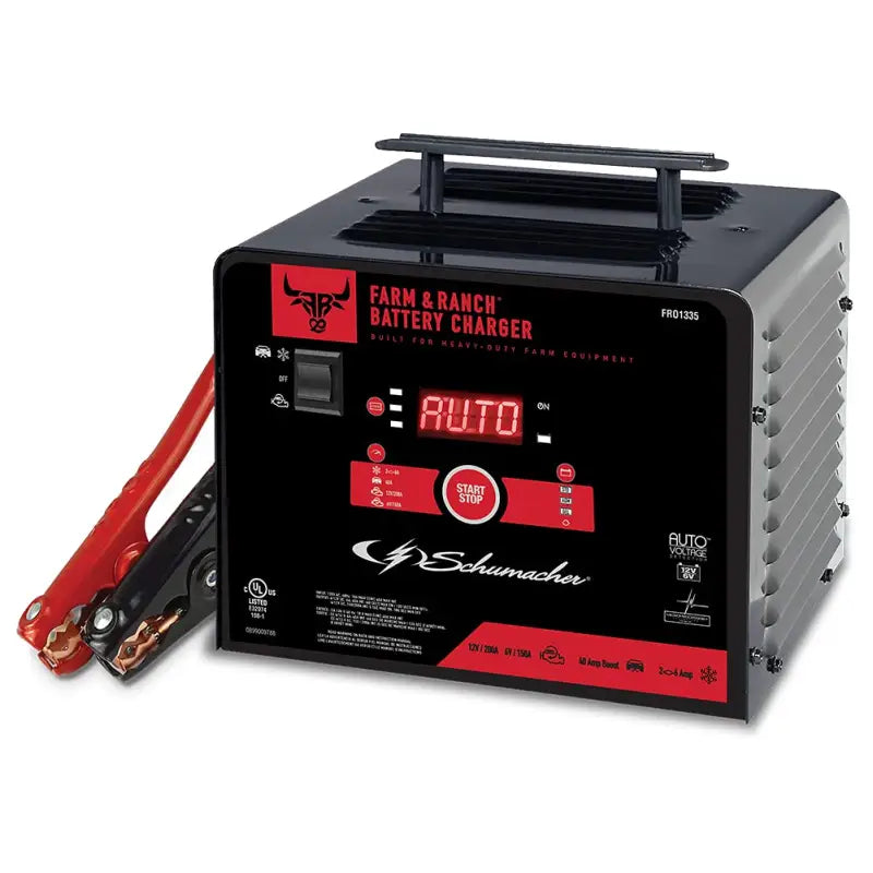 FR01335 Schumacher 200/150/40/6<>2 Amp Farm & Ranch C - Battery Charger