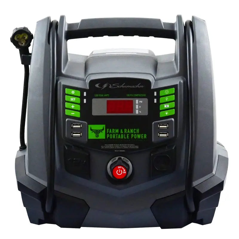 FR01337 Schumacher 1200 Peak Amp Portable Power Jump S - Battery Starter