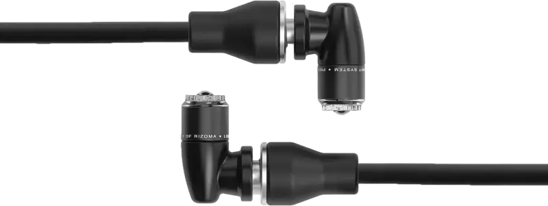 FR076BM Rizoma Light Unit Turn Signal With Holder Black Pair - RV and Auto Parts