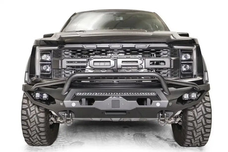 FR21-X5352-1 Fab Fours Matrix Front grille guard on a rugged truck, designed for exceptional protection and style, ideal for off-road adventures, urban driving, and easy installation. Bumpers, Grilles & Guards, AVADA - Best Sellers, Must Haves