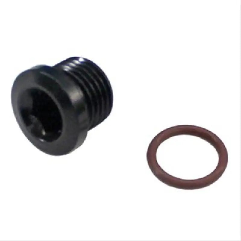 Fragola 481310-BL Fragola -10AN (7/8-14) Socket Hex Port Plug - Black