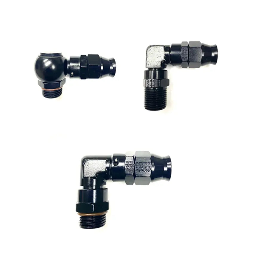 Fragola 689709-BL Fragola -10AN 90 Degree Real Street Hose End x -8AN Male ORB (3/4-16)