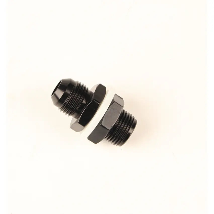 Fragola 483110-BL Fragola -10AN Fuel Cell Bulkhead w/ Washers and Nut - Black