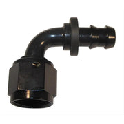Fragola 209110-BL Fragola -10AN Nut x -8AN 90 Degree Push-Lite Hose End For Fuel Cell Conversion - Black