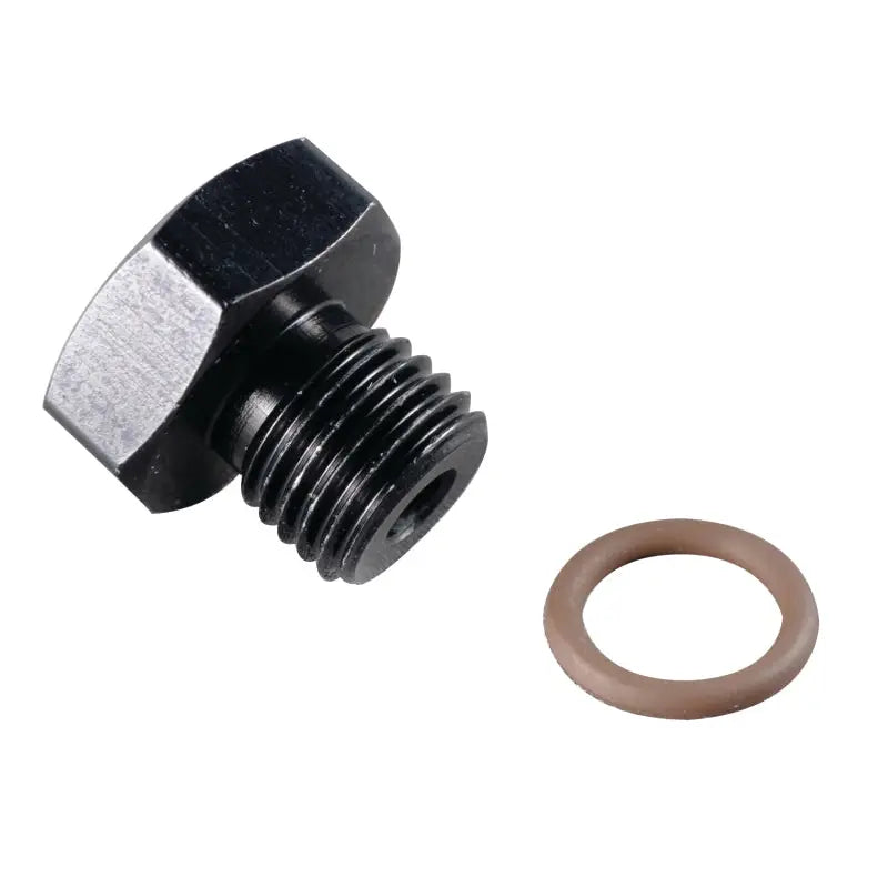 Fragola 481410-BL Fragola -10AN Port Plug 7/8-14 - Black
