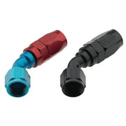 Fragola 224504-BL Fragola -4AN x 45 Degree Pro-Flow Hose End - Black