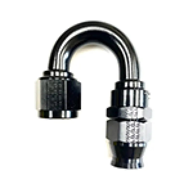 Fragola 681806-BL Fragola -6AN Real Street x 180 Degree Hose End Black For PTFE Hose