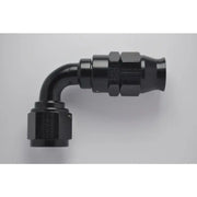 Fragola 689006-BL Fragola -6AN Real Street x 90 Degree Hose End Black For PTFE Hose