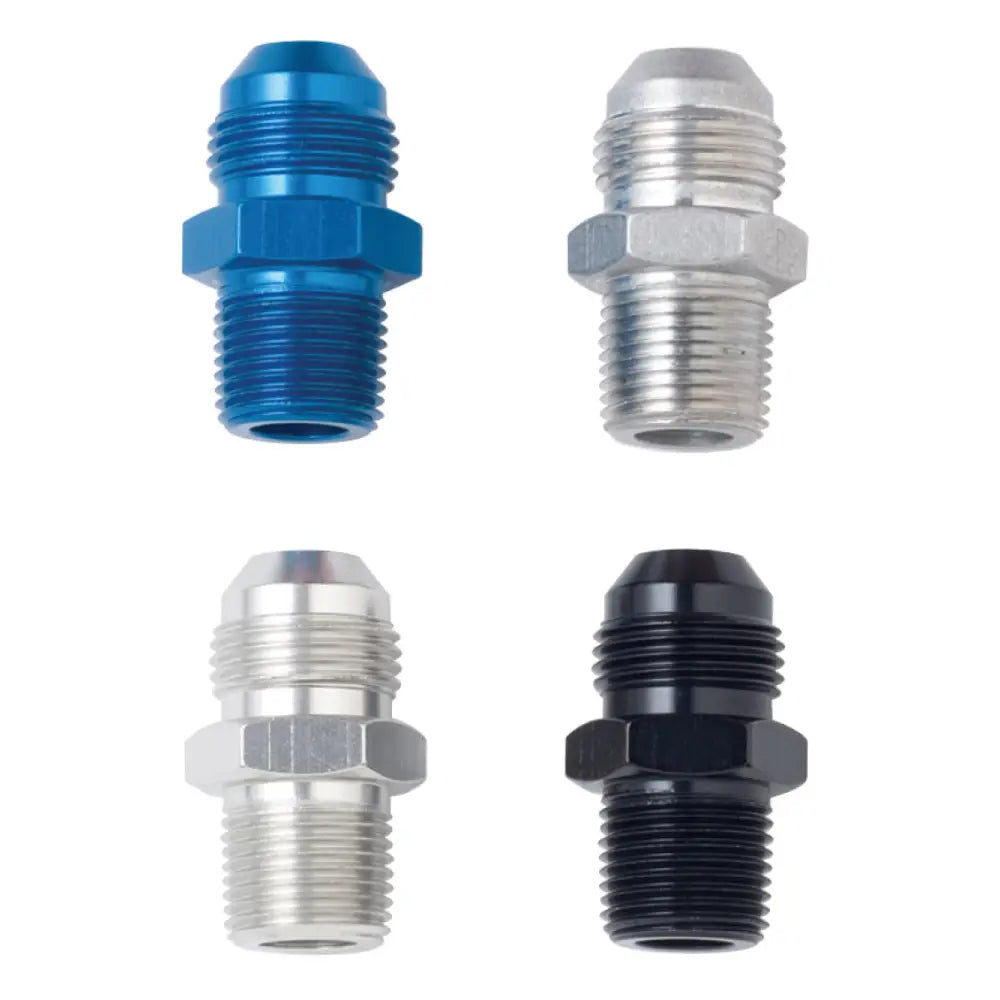 Fragola 481666-BL Fragola -6AN x 3/8 NPT Straight Adapter - Black