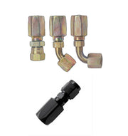Fragola -6AN x 45 Degree Hose End - Power Steering - Truck & Automotive