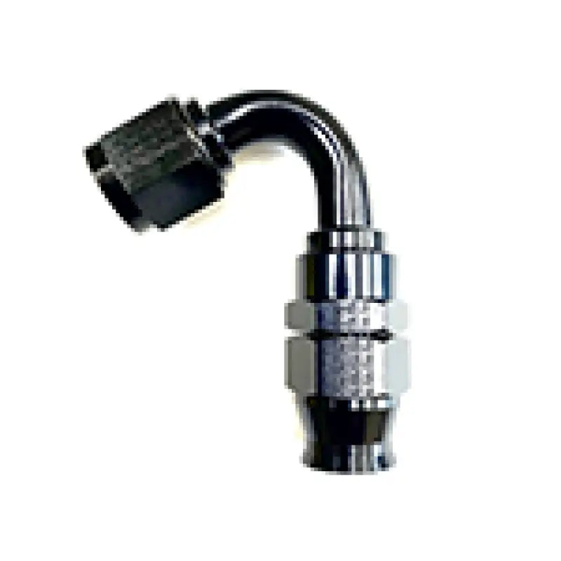Fragola 681208-BL Fragola -8AN Real Street x 120 Degree Hose End Black For PTFE Hose