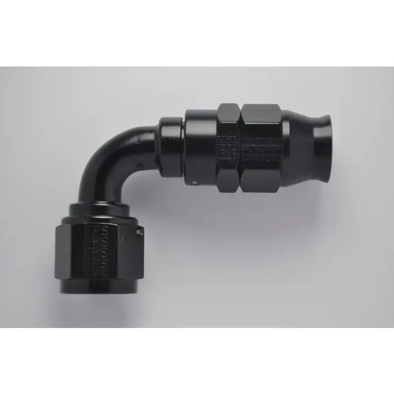 Fragola 689008-BL Fragola -8AN Real Street x 90 Degree Hose End Black For PTFE Hose