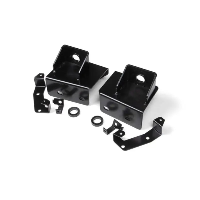 Keystone JKS8300 Frame Body Mount Bracket For Use When Installing Larger Tires After Lifting The Vehicle For Additional Clearance; 3/16 Inch Steel; Set Of 2 With Hardware
