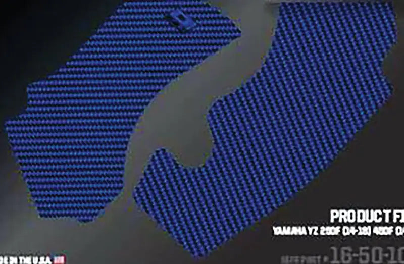 D-COR Frame Grip Guard Decal Blue for Powersports