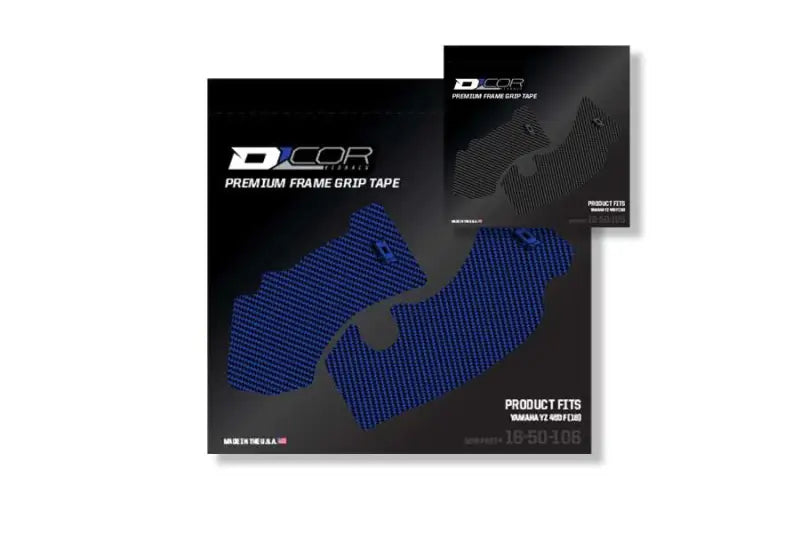D-COR Frame Grip Guard Decal Blue for Powersports