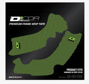 D-COR Frame Grip Guard Decal Green/Black for Powersports