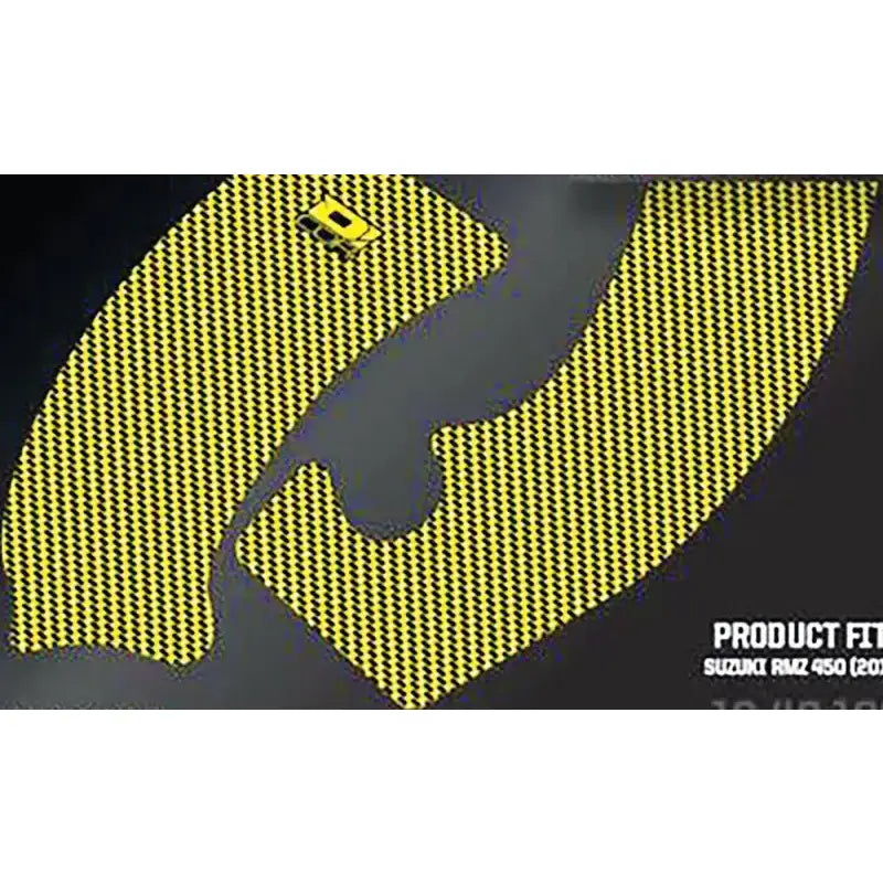 D-COR Frame Grip Guard Decal Yellow for Powersports