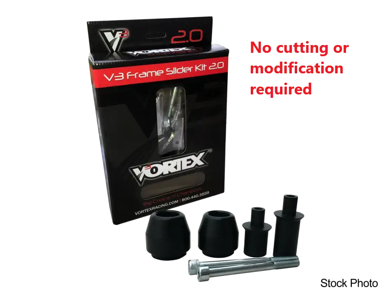 VORTEX Frame Sliders V3 2.0 Blk Duc for Powersports