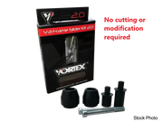 VORTEX Frame Sliders V3 2.0 Blk Duc for Powersports