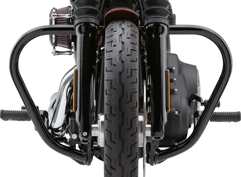 Freeway Bars Vbend 1.25" Black Fxd/B/C 91 17 - COBRA