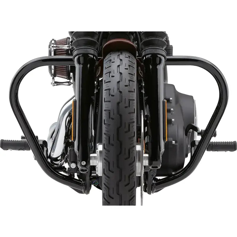 Freeway Bars Vbend 1.25" Black Fxd/B/C 91 17 - COBRA
