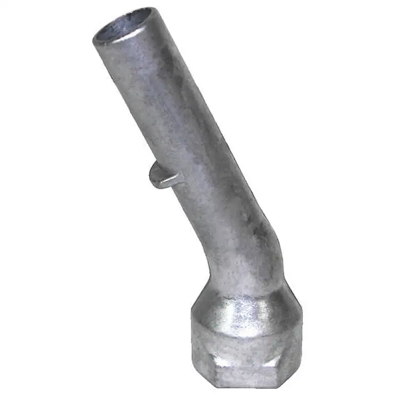 Galvanized angled metal pipe fitting for Fill Rite Hand Pump Spout or pump spout use