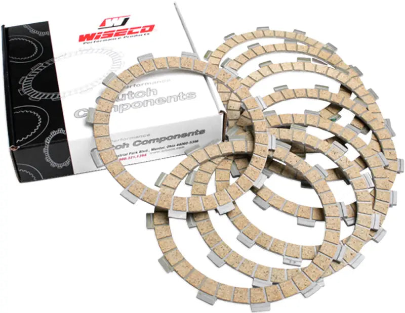 WISECO Friction Plates 8 Fiber Gas/Yam for Powersports