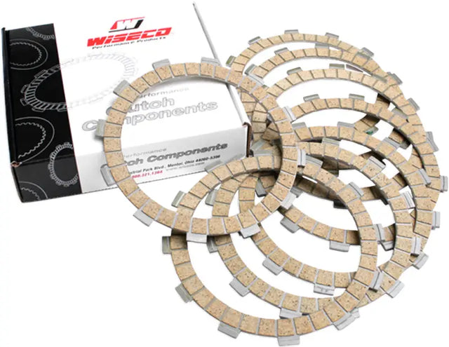 WISECO Friction Plates 8 Fiber Gas/Yam for Powersports