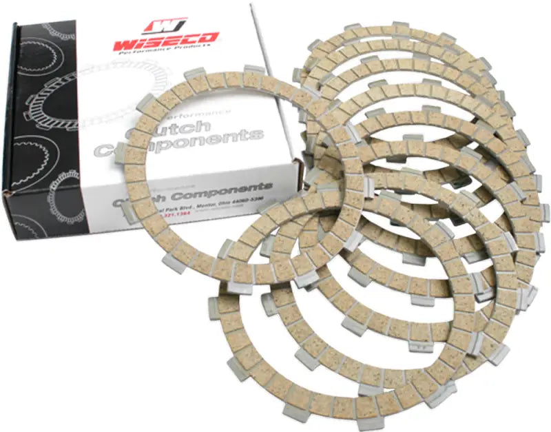 WISECO Friction Plates 9 Fiber Yam for Powersports