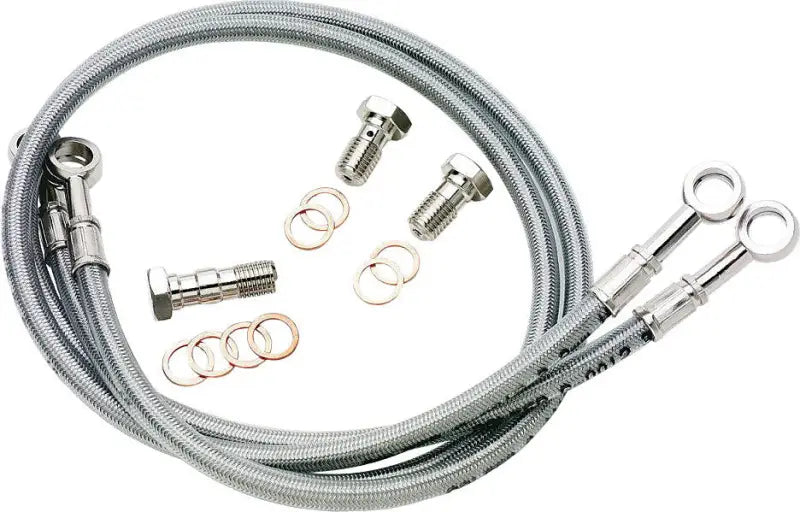 Brake Line Front Silver Yam - GBrakes