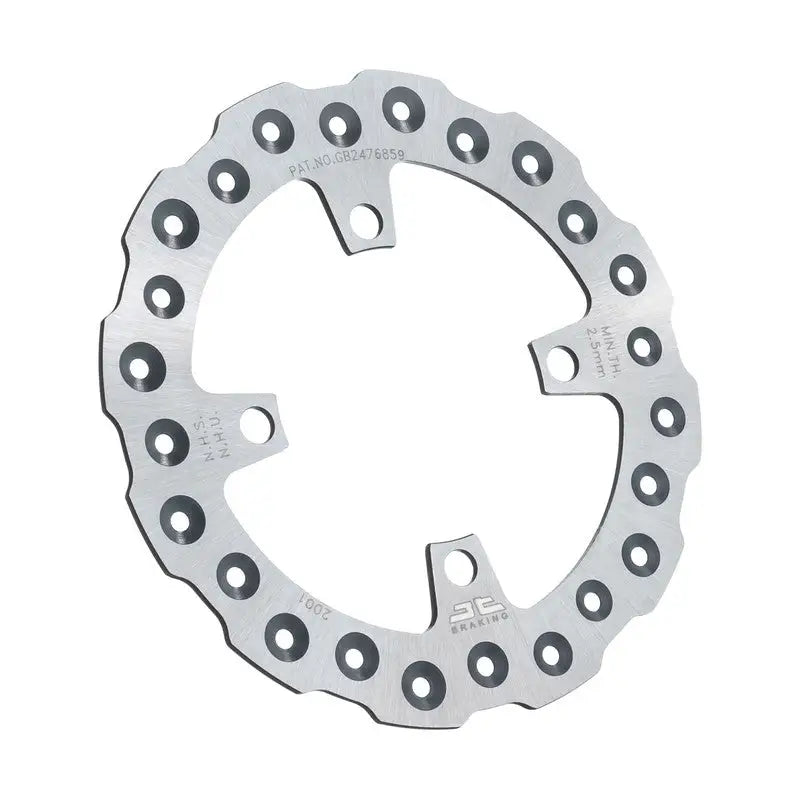 JT Front Brake Rotor Ss Self Cleaning Kaw for Powersports