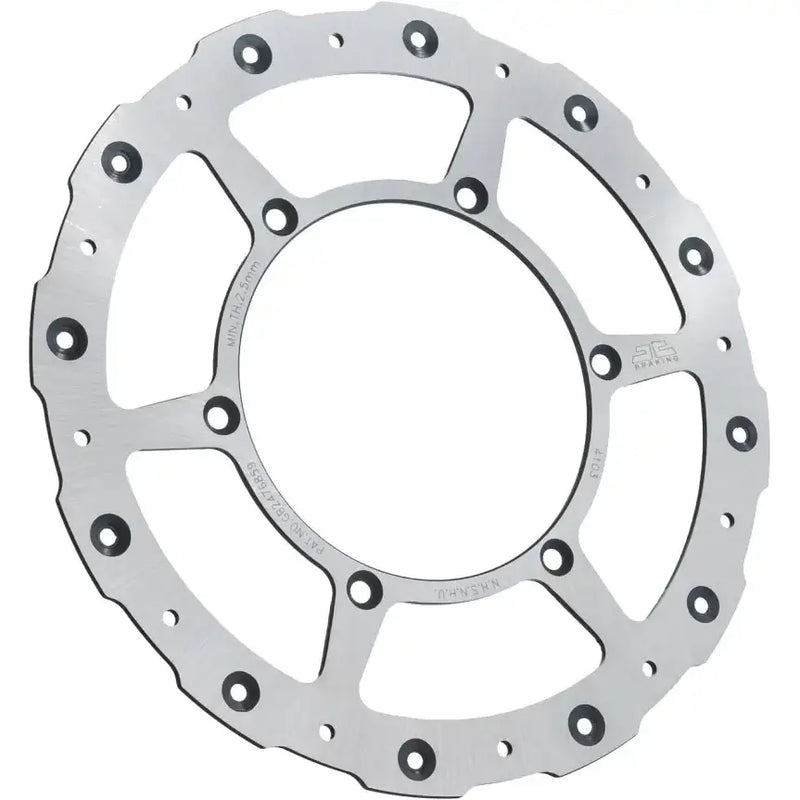 JT Front Brake Rotor Ss Self Cleaning Yam for Powersports