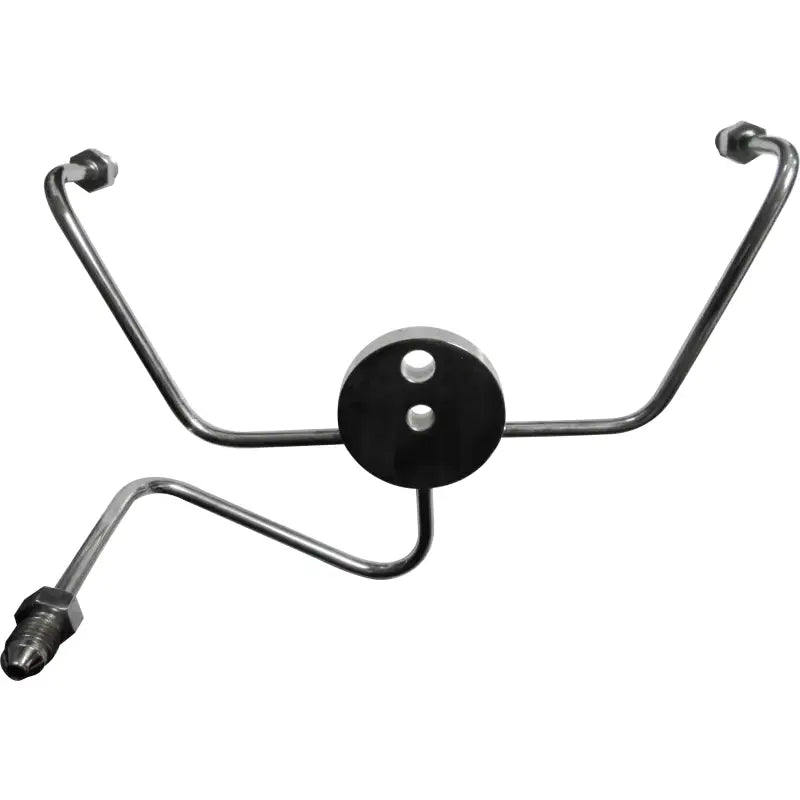 GOODRIDGE Front Brake Spider Wideglide Chrome 3an Fittings