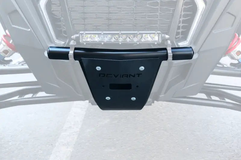 DEVIANT RACE PARTS Front Bumper Black Pol