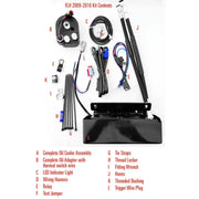 ULTRACOOL Front Mount Oil Cooler Tc Touring `09 16 Gloss Blk
