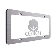 Front Number Plate White - Powersports
