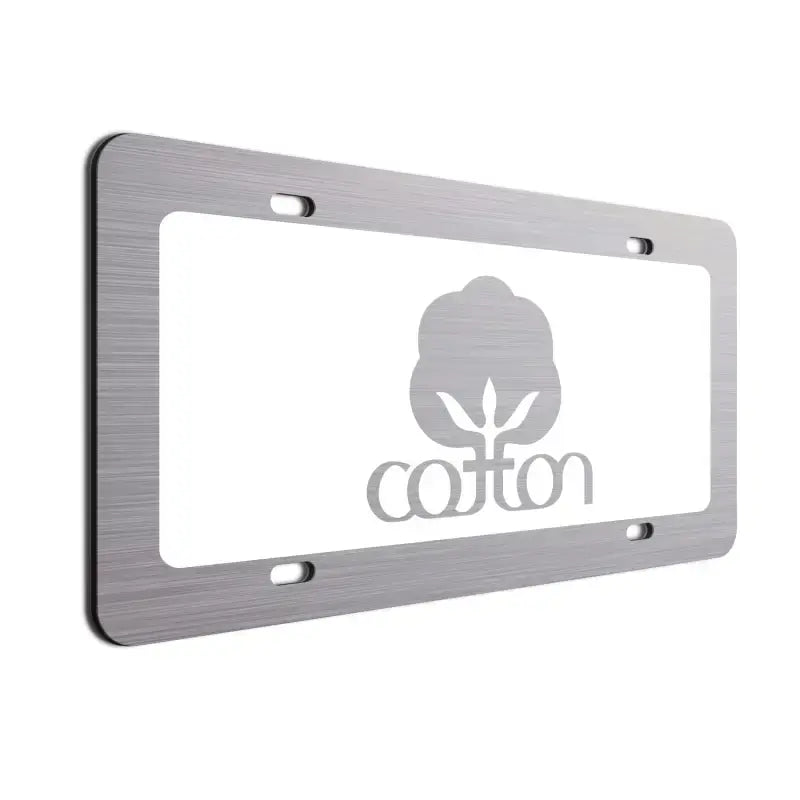 Front Number Plate White - Powersports