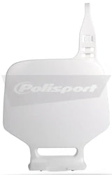 Front Number Plate White - Powersports