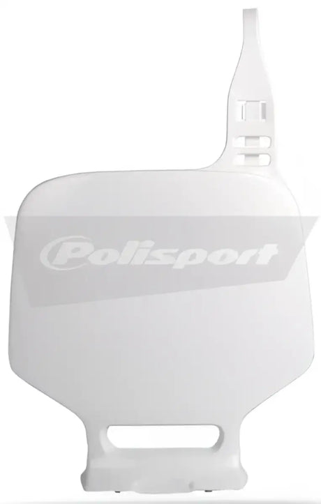 Front Number Plate White - Powersports