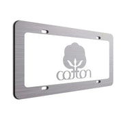 Front Number Plate White - Powersports