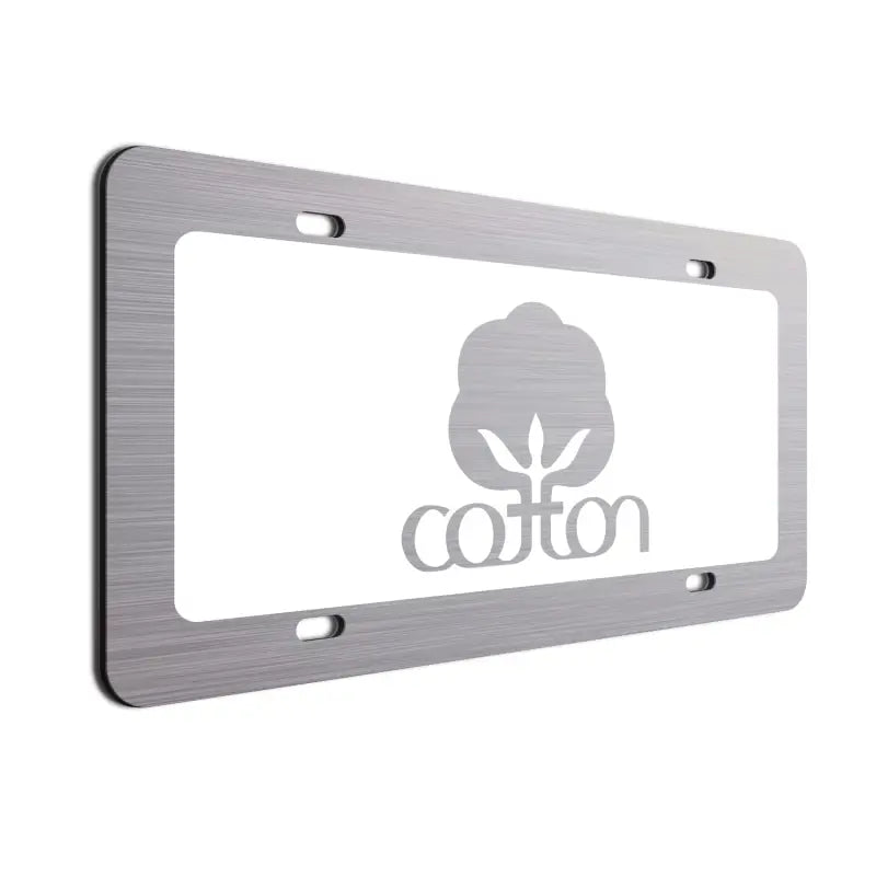 Front Number Plate White - Powersports