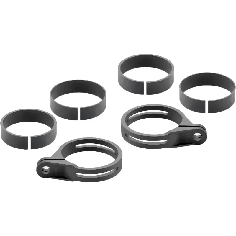 RIZOMA Front Turn Signal Fork Mount Kit Black