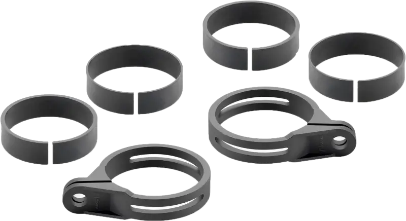 RIZOMA Front Turn Signal Fork Mount Kit Black