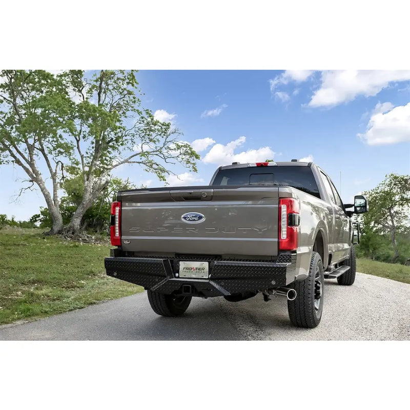 Frontier TRU Accommodates Vehicle Backup Sensors Bumper 100-11-7008 - Diamond Back Ford