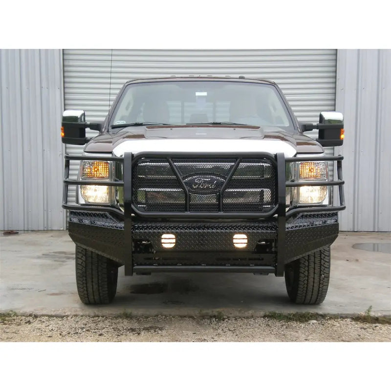 Frontier TRU Accommodates Factory Tow Hooks Bumper 300-11-1005 - Front Replacement Ford