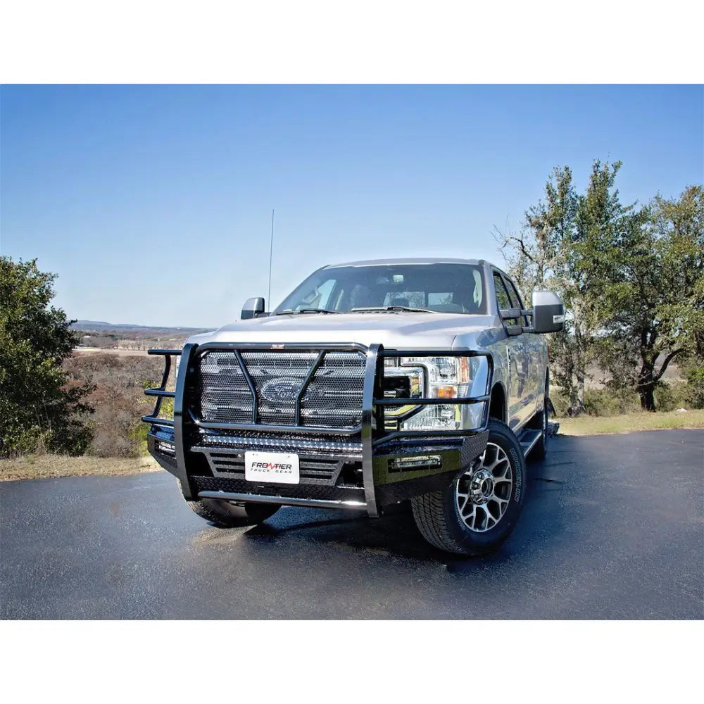Frontier TRU Accommodates Factory Tow Hooks Bumper 300-12-0005 - Front Replacement Ford