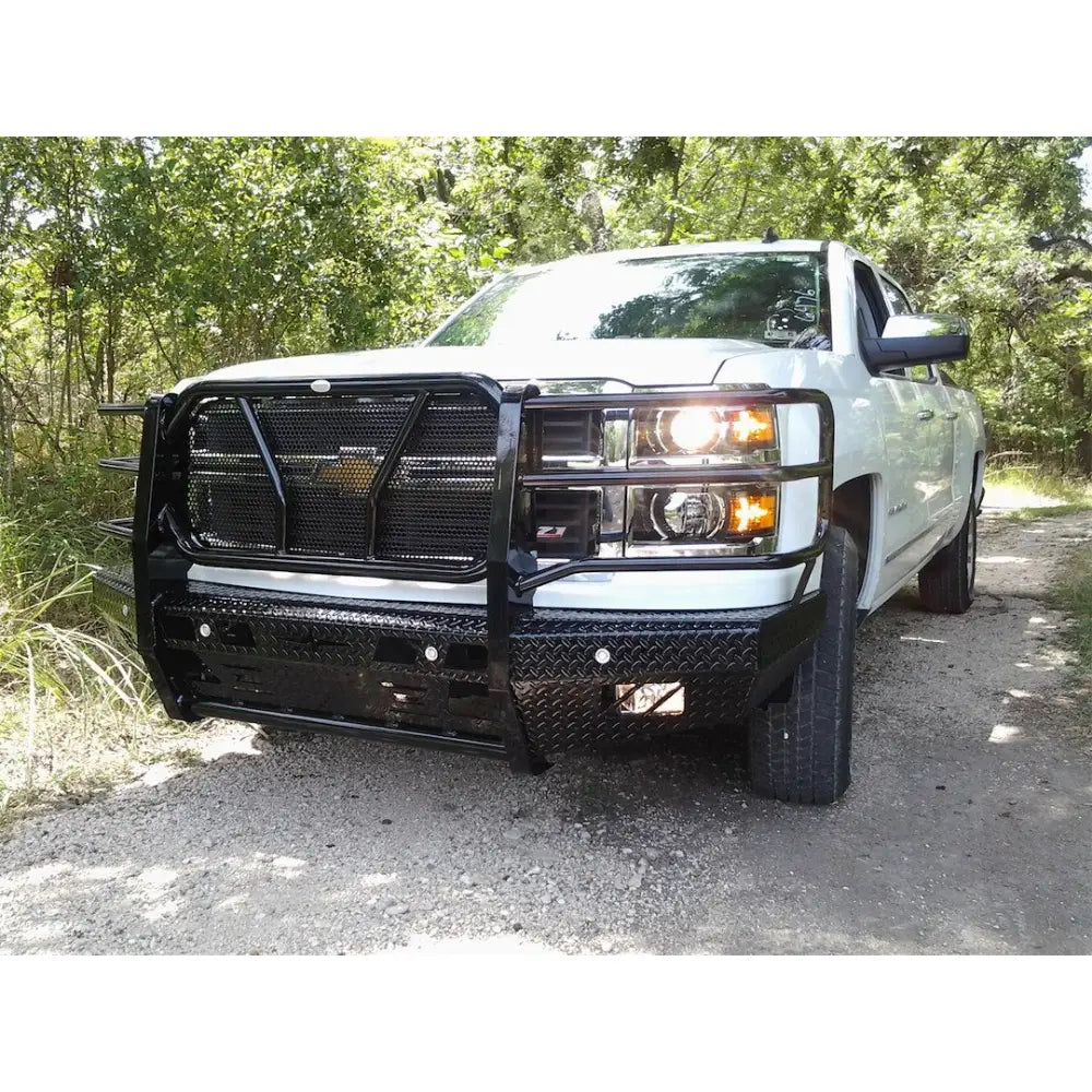 Frontier TRU Accommodates Factory Tow Hooks Bumper 300-21-4009 - Front Replacement Chevy