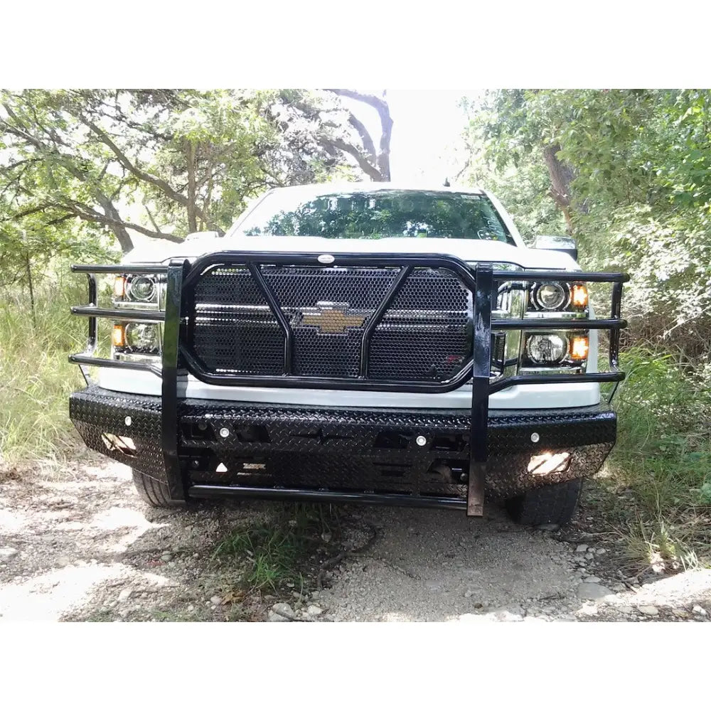 Frontier TRU Accommodates Factory Tow Hooks Bumper 300-21-4009 - Front Replacement Chevy